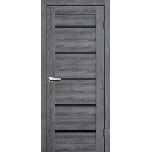 Межкомнатная дверь LITE DOORS L 26 (Дуб Стоунвуд с черным стеклом) Межкомнатная дверь LITE DOORS L 26 (Дуб Стоунвуд с черным стеклом)